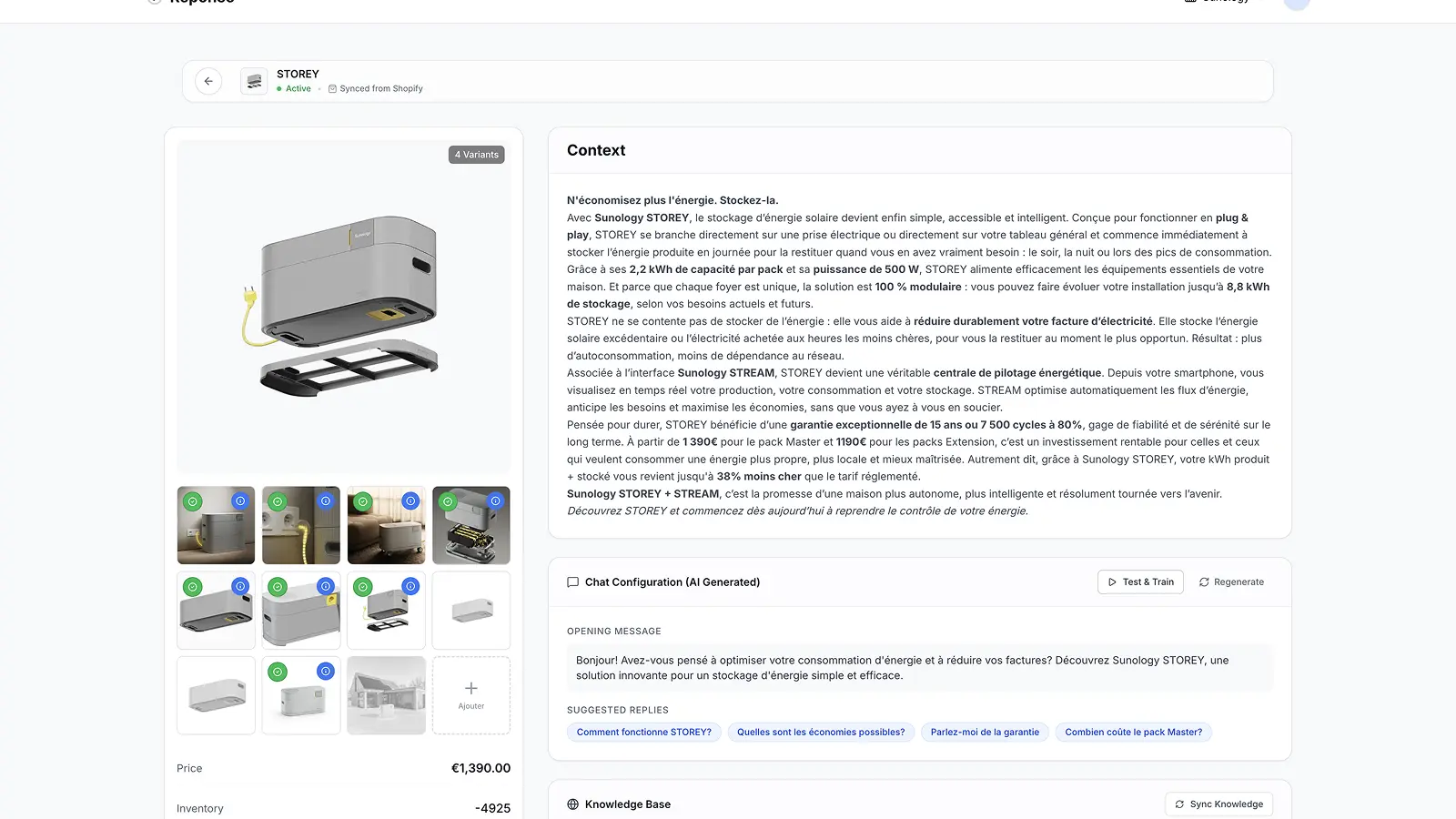 Screenshot 3 of Reponse.ai