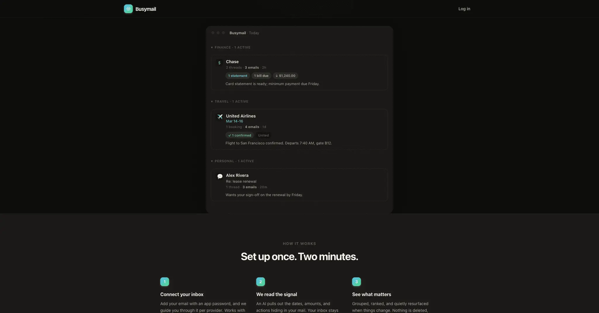 Screenshot 1 of Busymail