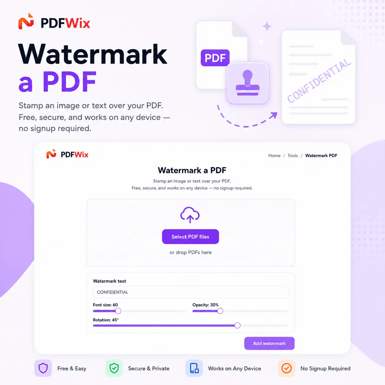 Screenshot 6 of PDFWix