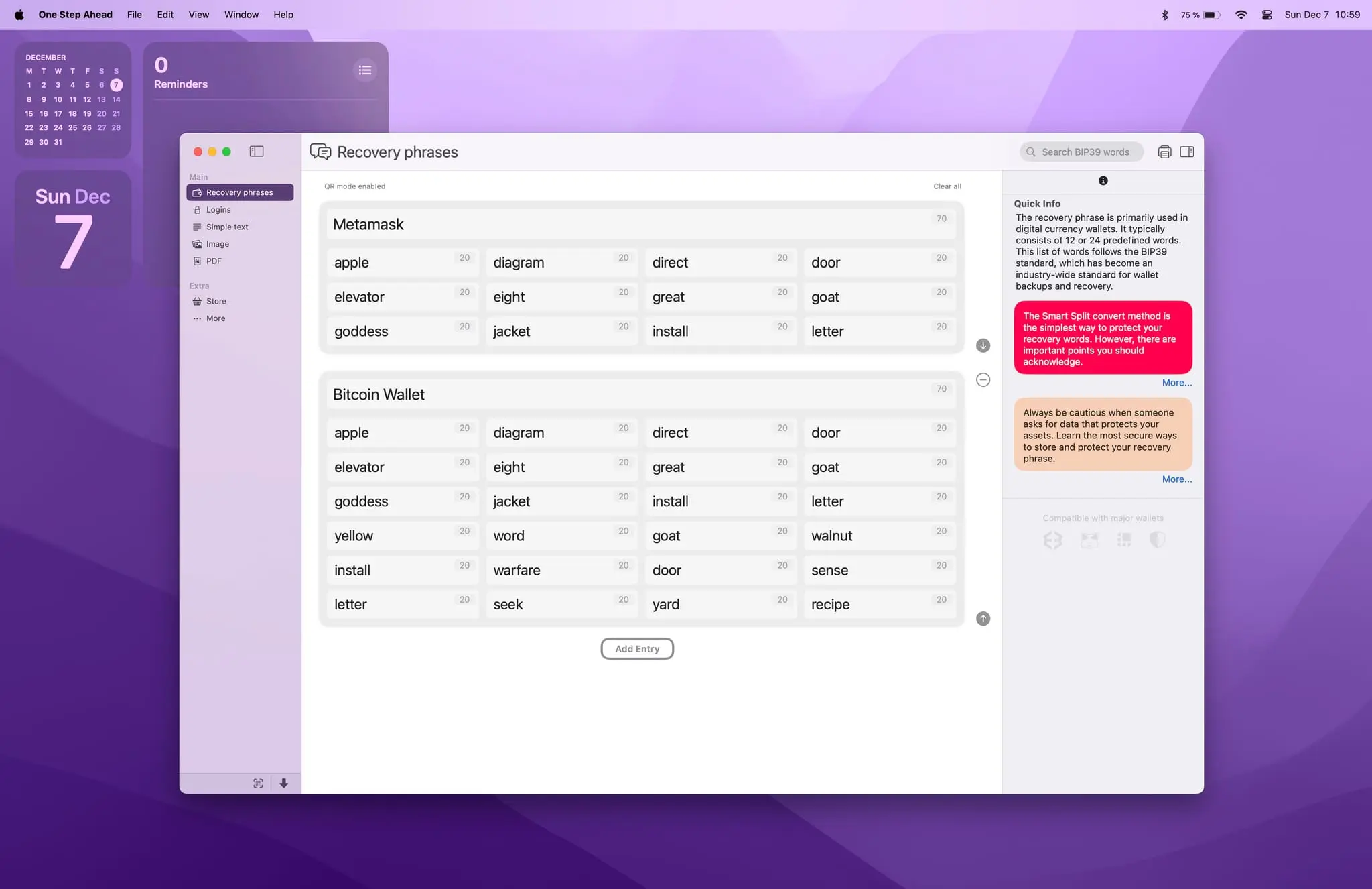 Screenshot 3 of One Step Ahead -Offline Security Manager