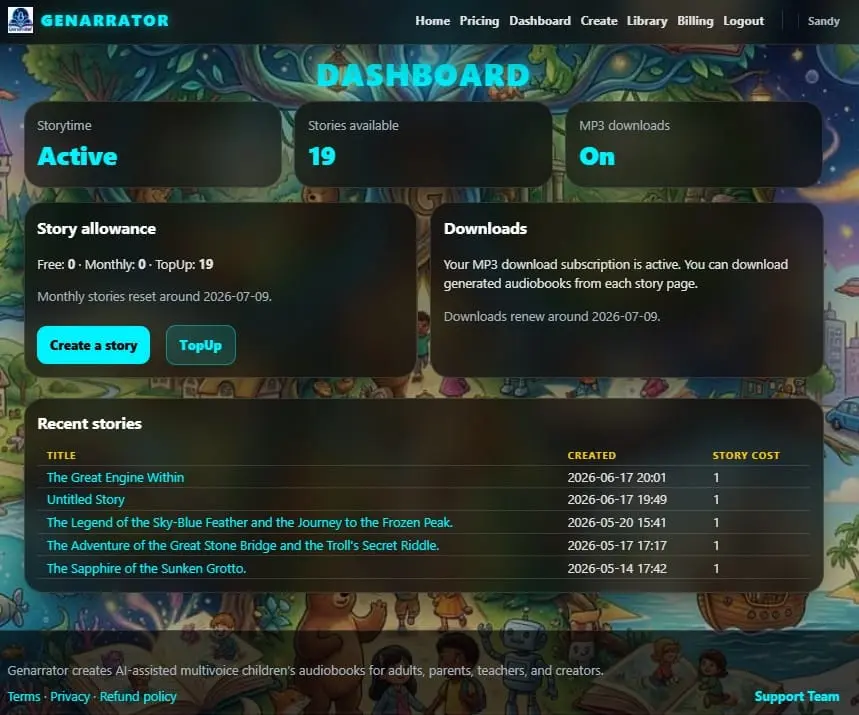 Screenshot 4 of Genarrator