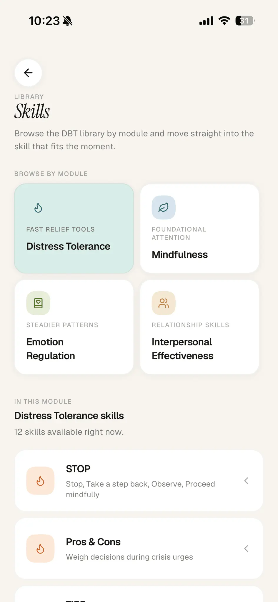 Screenshot 3 of WithMarsha | AI DBT Skills Coach