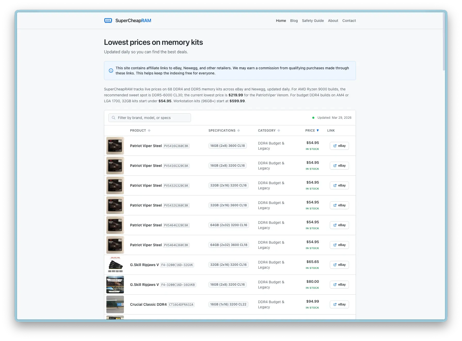Screenshot 2 of SuperCheapRAM
