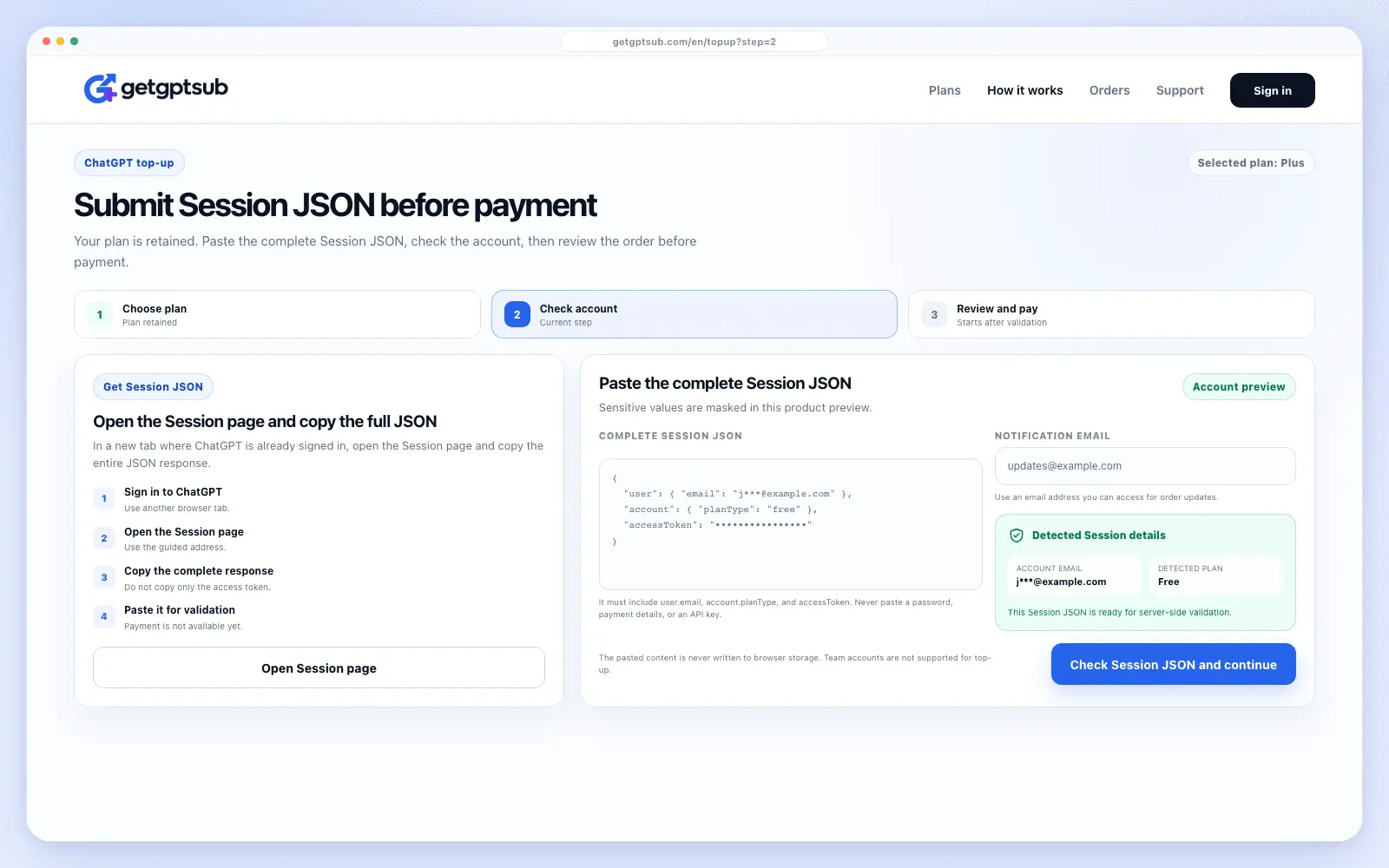 Screenshot 2 of getgptsub