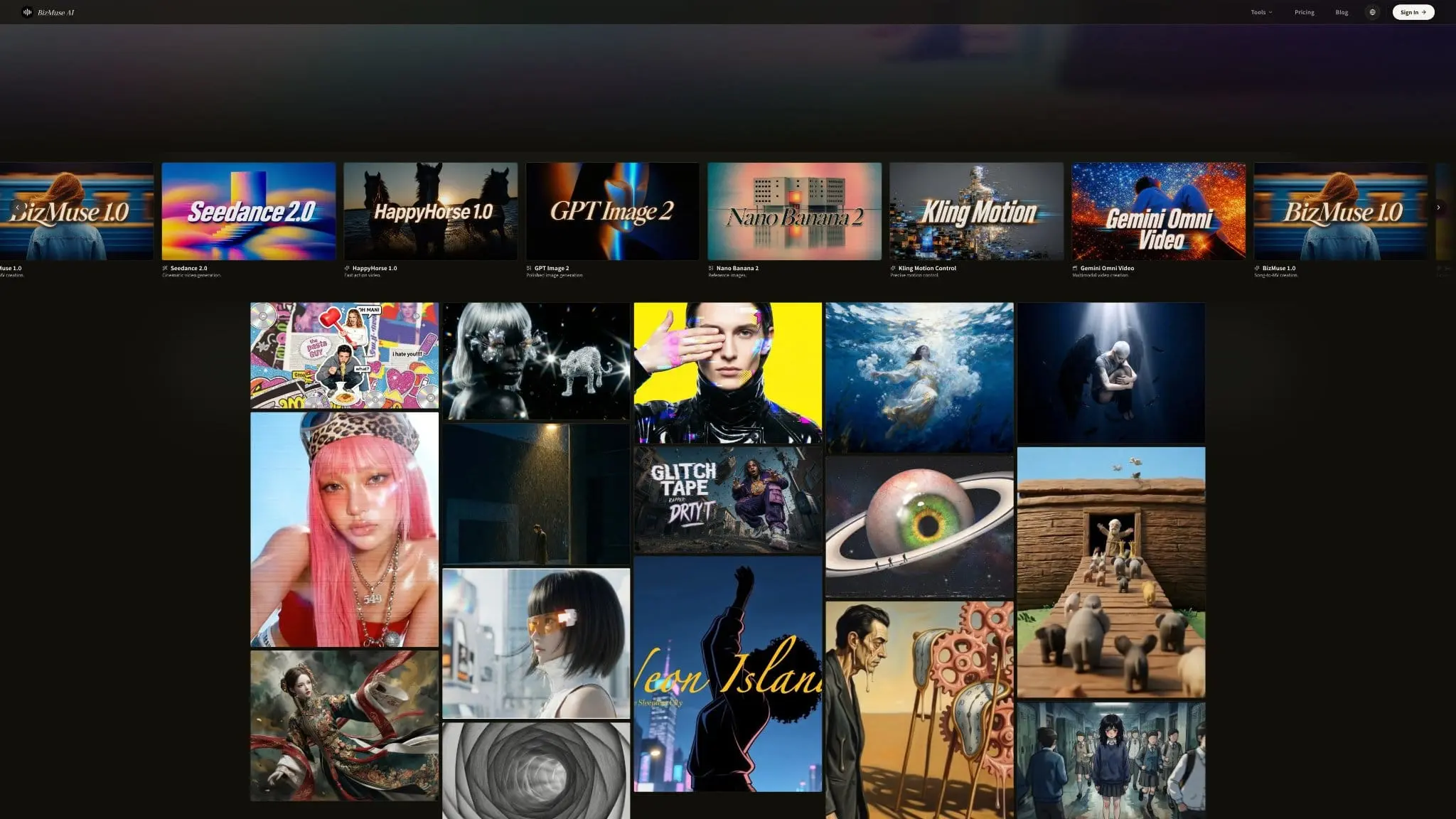 Screenshot 3 of AI Music Video Generator with Bizmuse AI