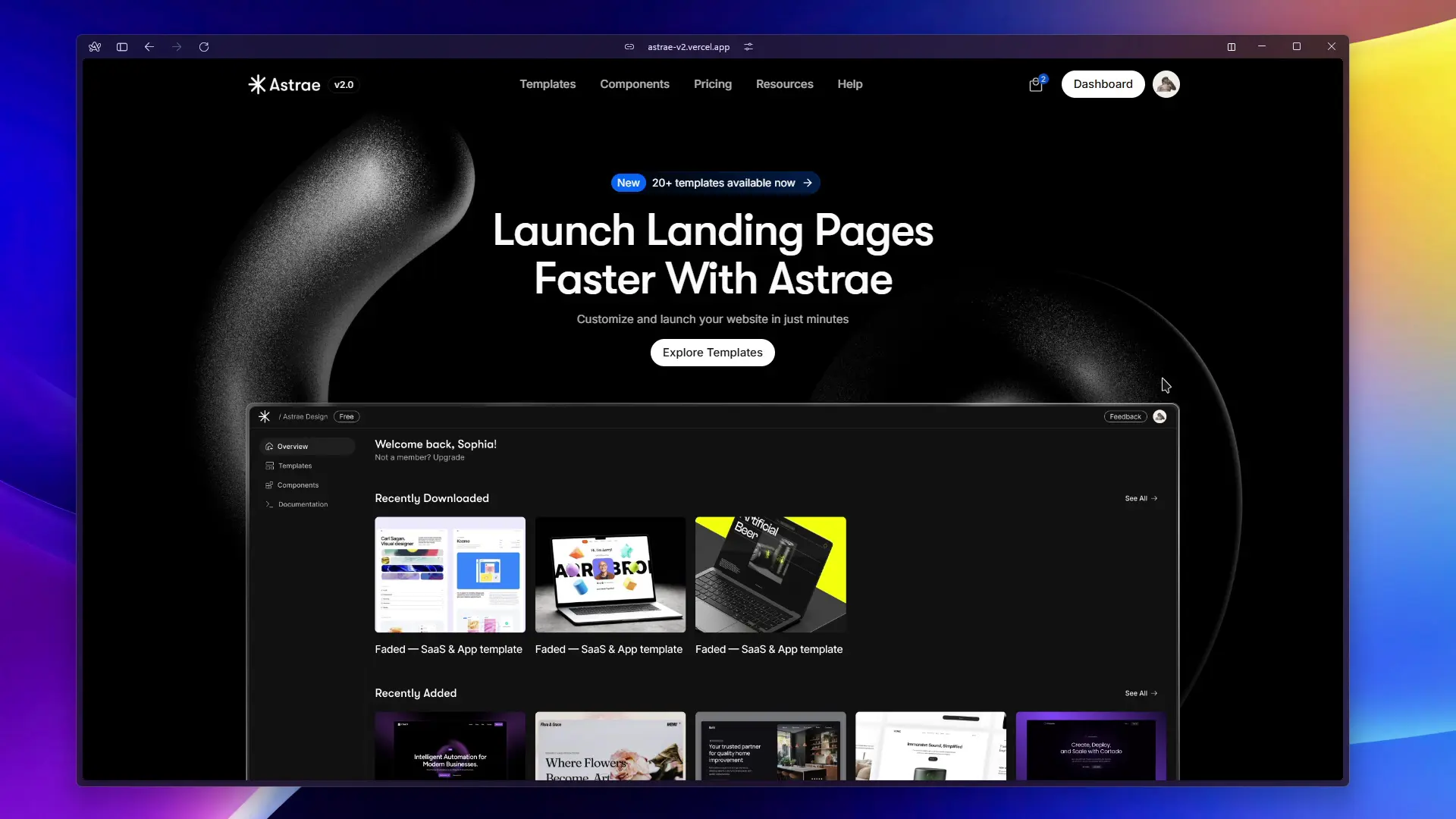 Screenshot 2 of Astrae Design