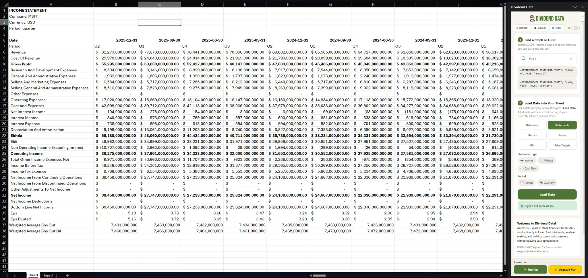 Screenshot 3 of Dividend Data