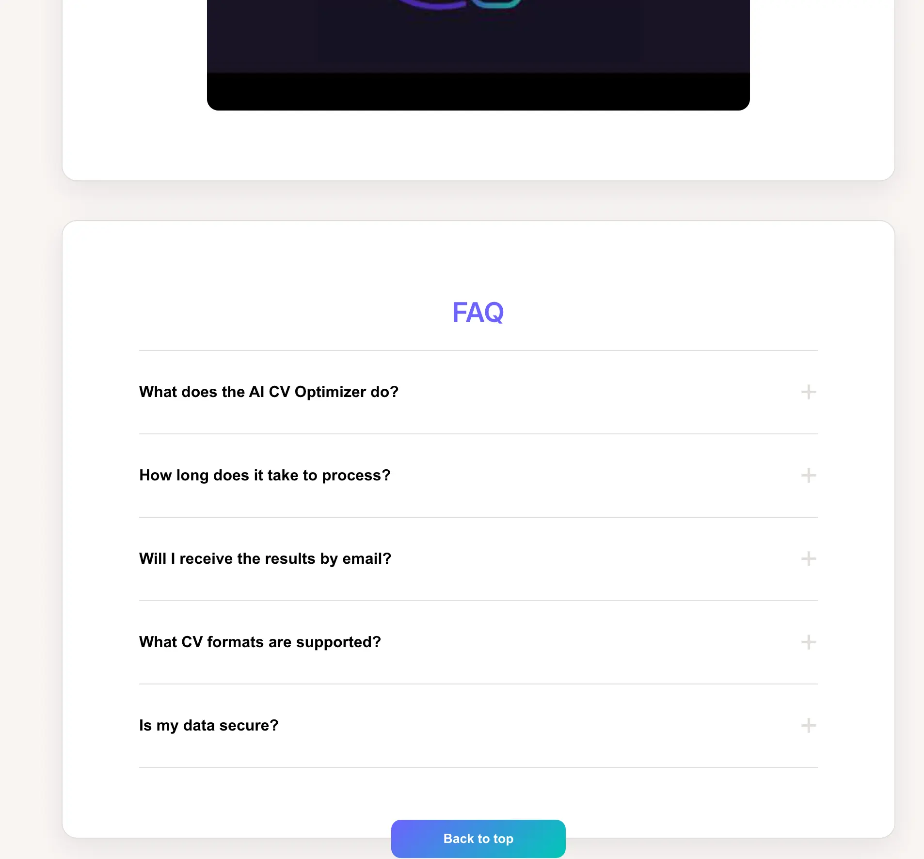 Screenshot 6 of AI CV Optimizer