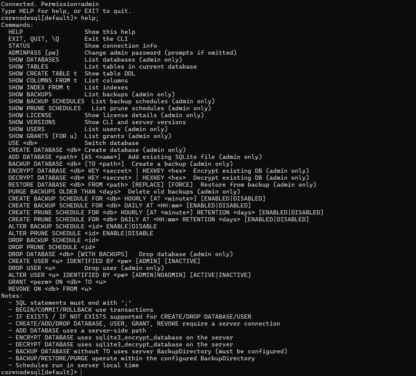 Screenshot 8 of CoreNodeSQL