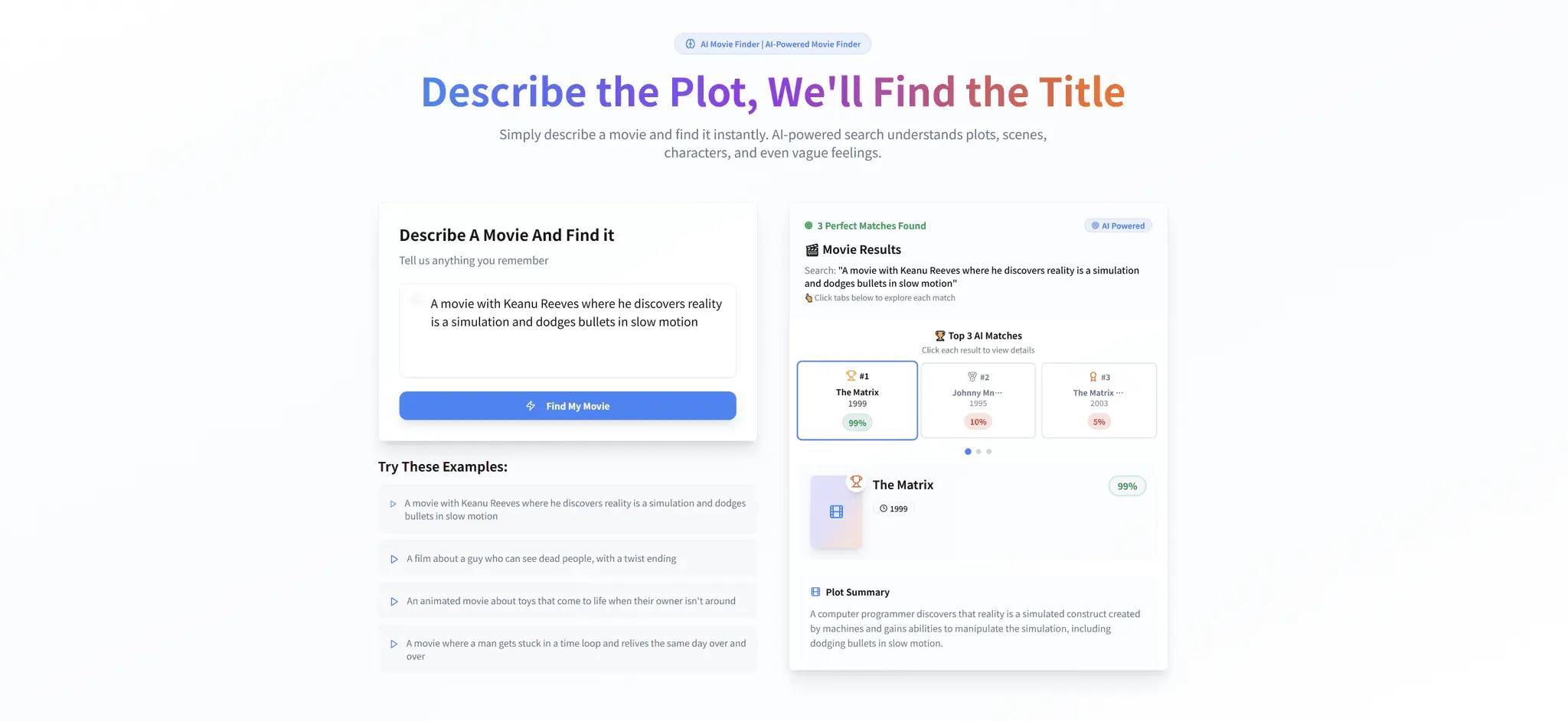 Screenshot 1 of aimoviefinder