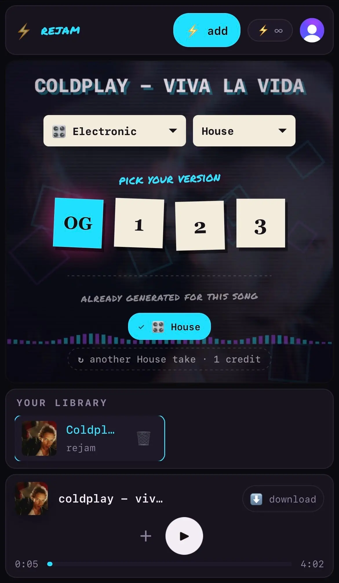 Screenshot 1 of rejam