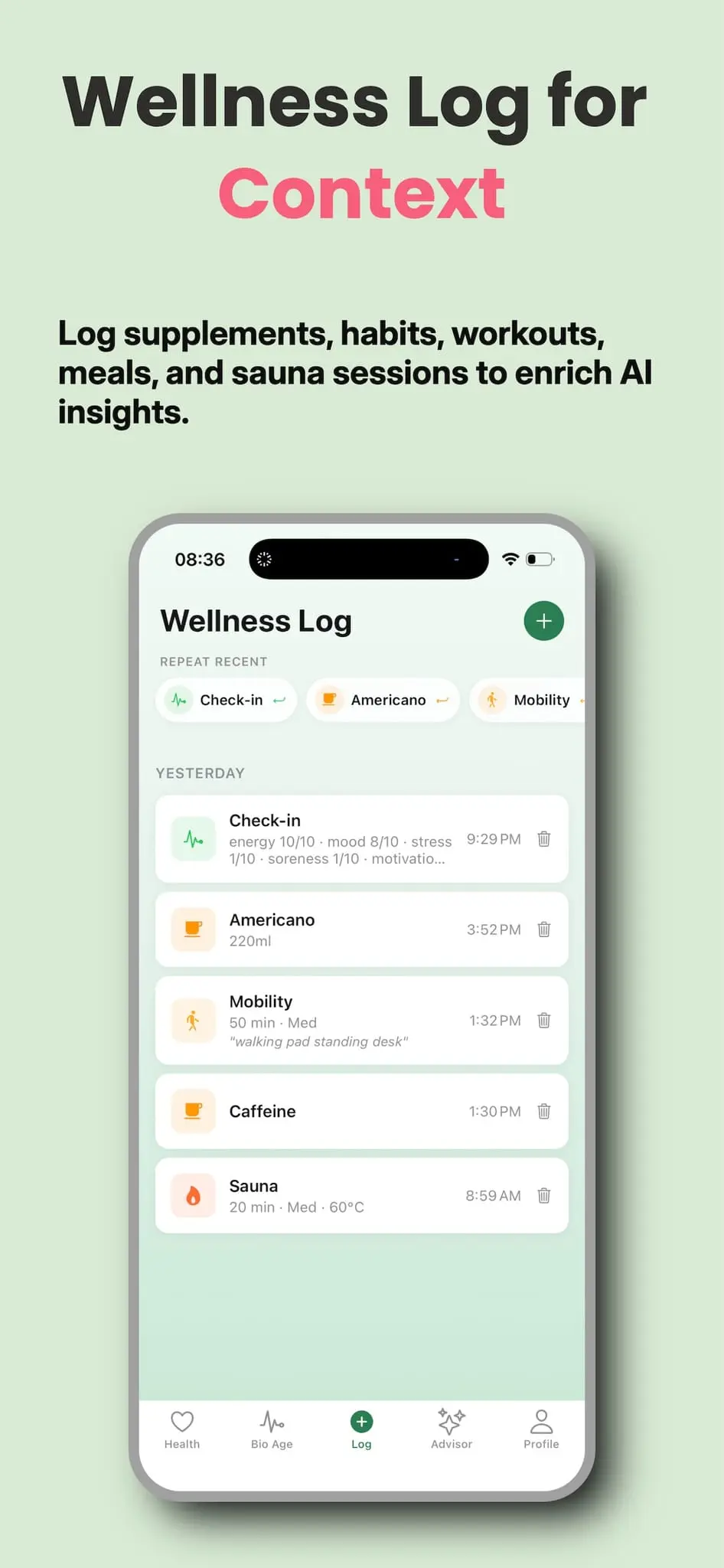 Screenshot 5 of Metrya — BioKey Health AI