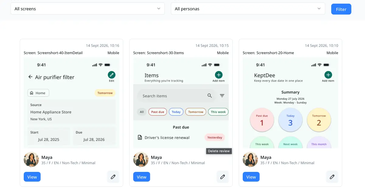 Screenshot 3 of PersonaView