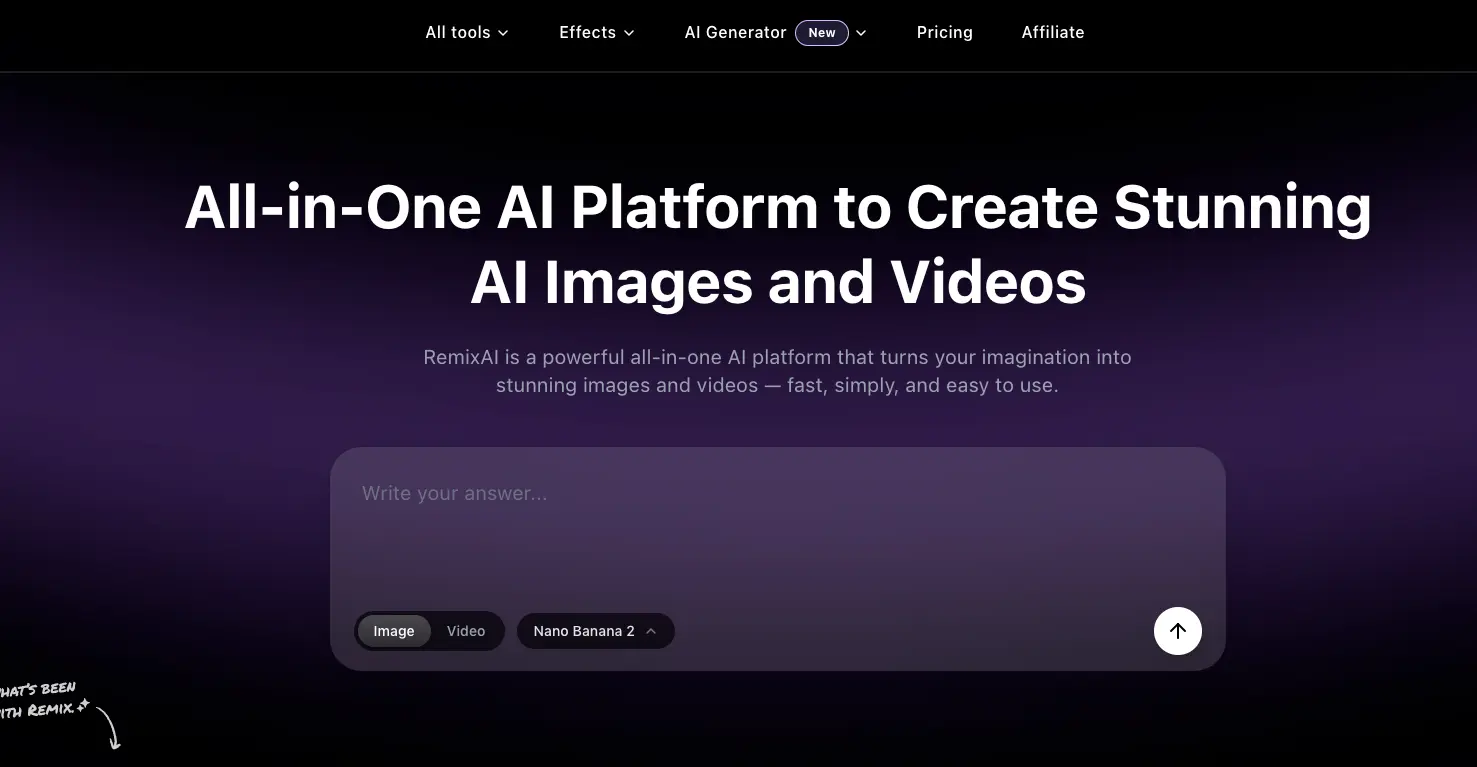 Screenshot 1 of Remix AI