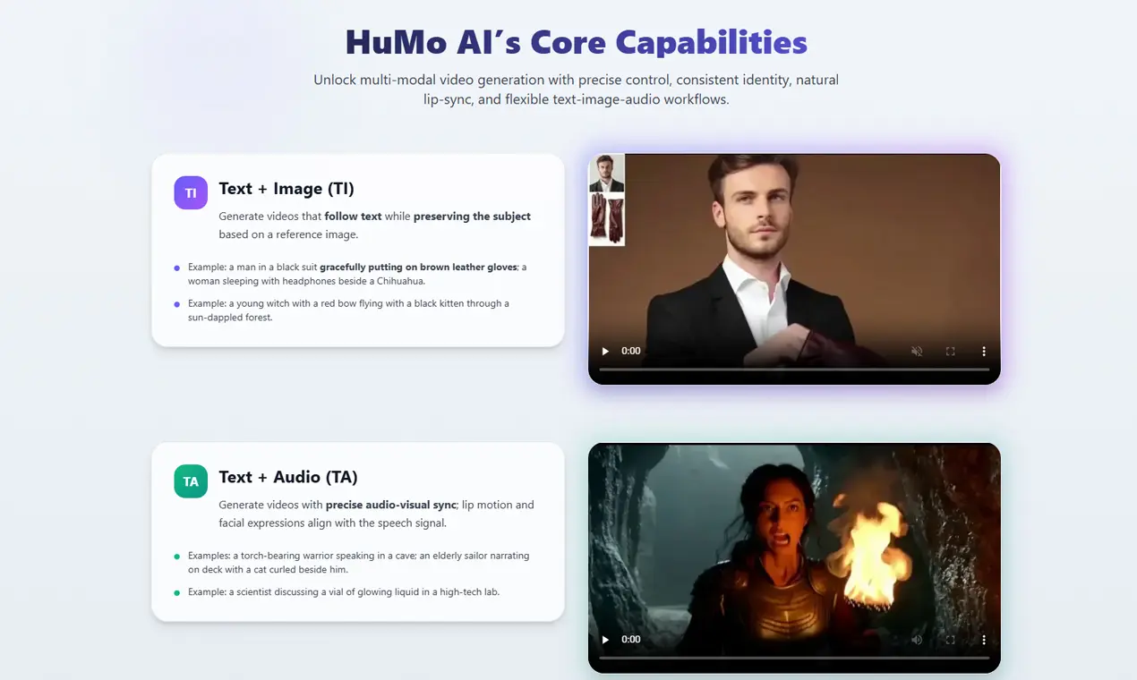 Screenshot 3 of HuMo AI: Human-Centric Video Generation