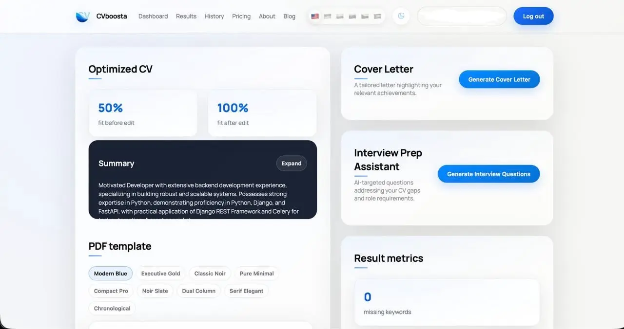 Screenshot 4 of CVboosta