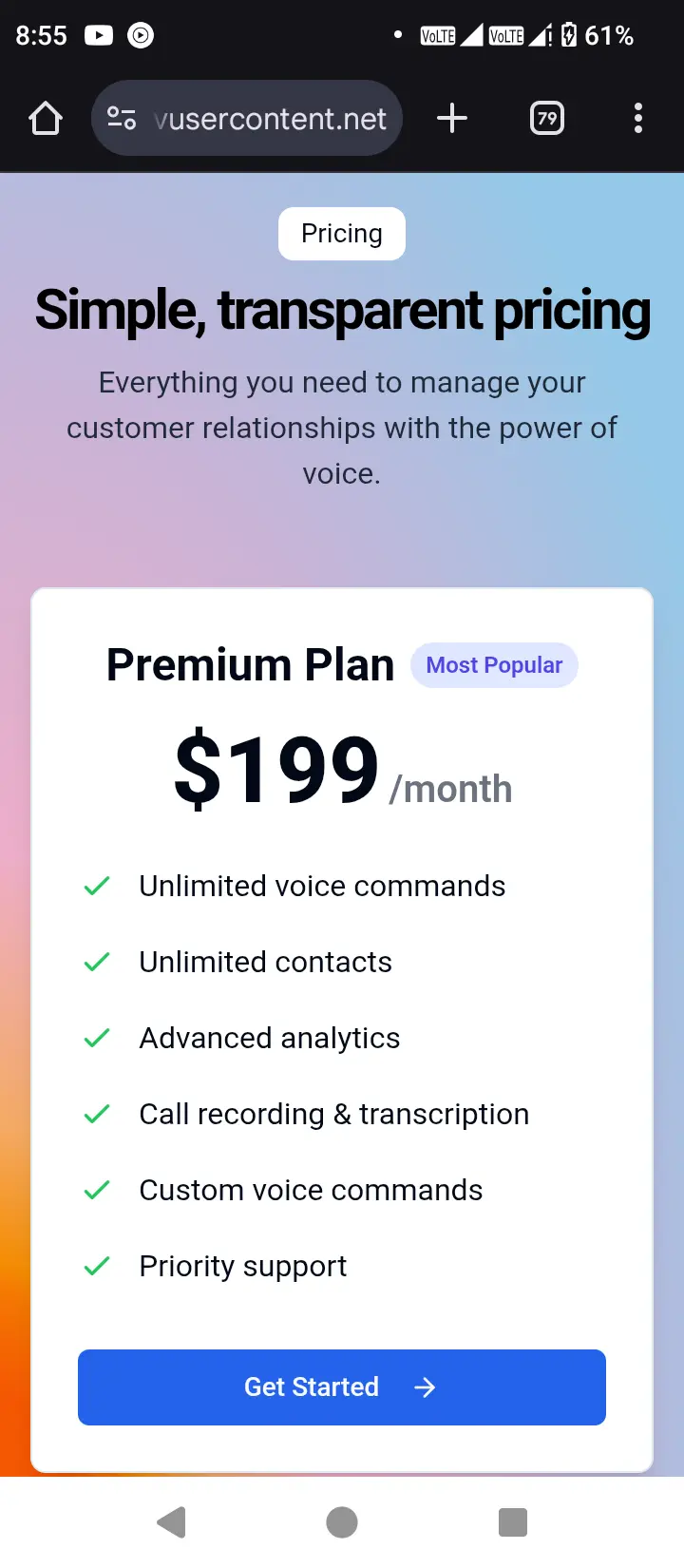 Screenshot 2 of Voxa CRM