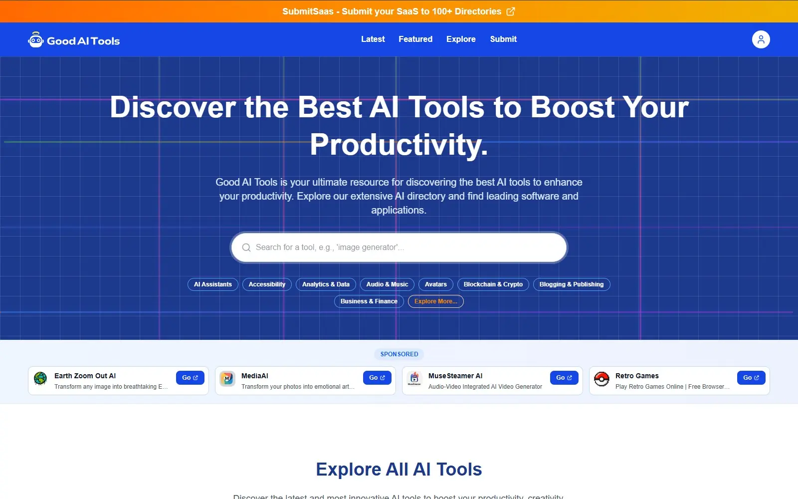 Screenshot 1 of Good AI Tools