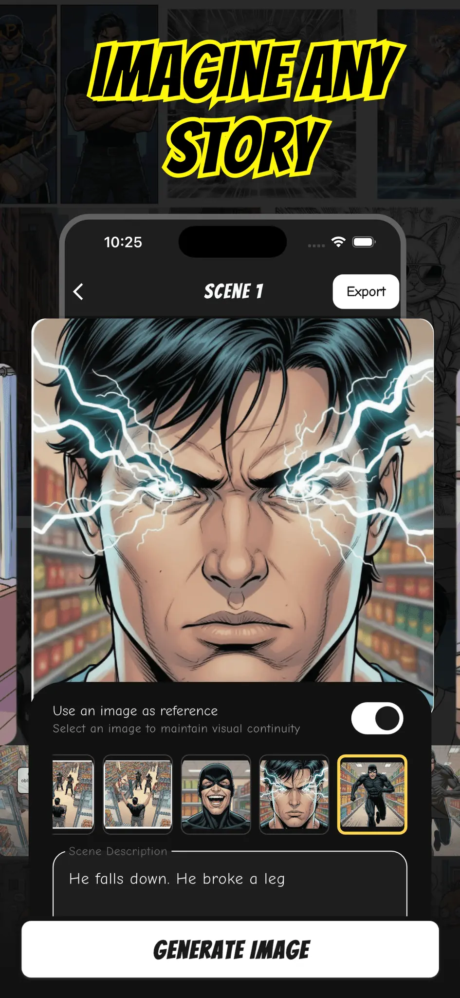 Screenshot 5 of AI webtoon & comic maker