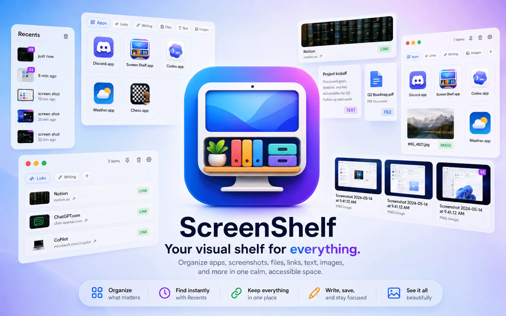 Screenshot 1 of ScreenShelf