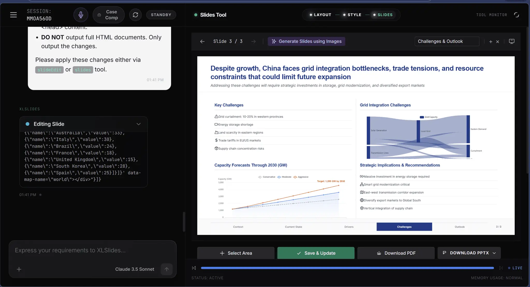 Screenshot 3 of XLSlides