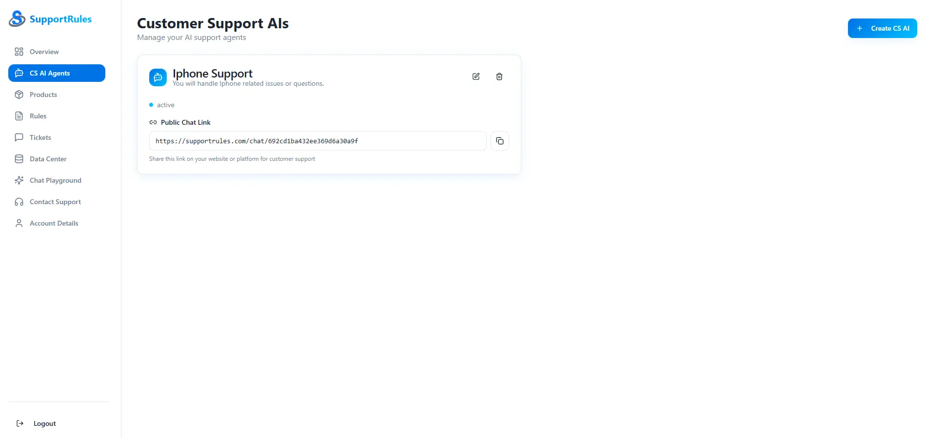 Screenshot 7 of SupportRules - AI Customer Support