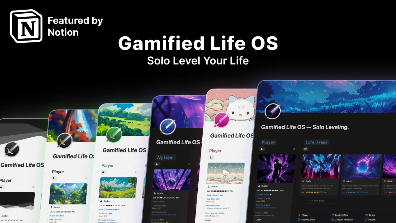 Screenshot 2 of Gamified Life OS
