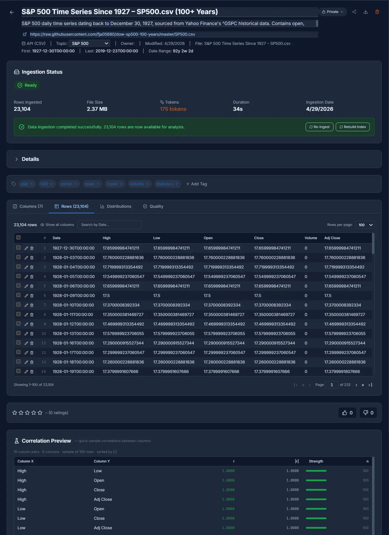 Screenshot 3 of Correlation Studio