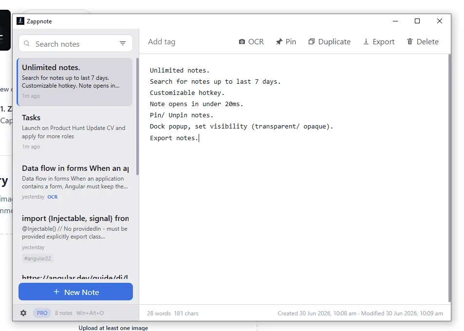 Screenshot 3 of Zapp Note - Quick, Free & Offline notes