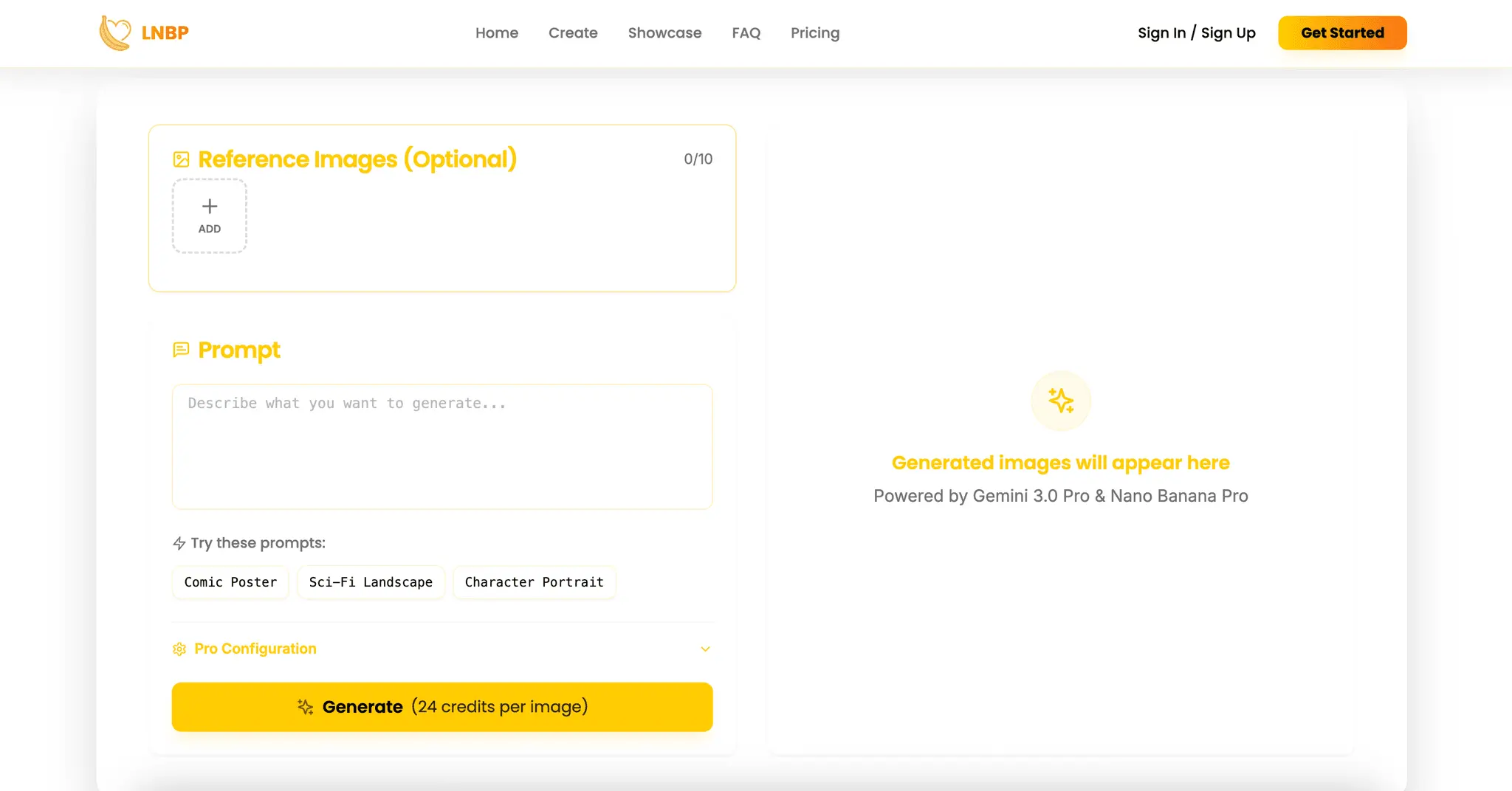 Screenshot 1 of LNBP - Love Nano Banana Pro