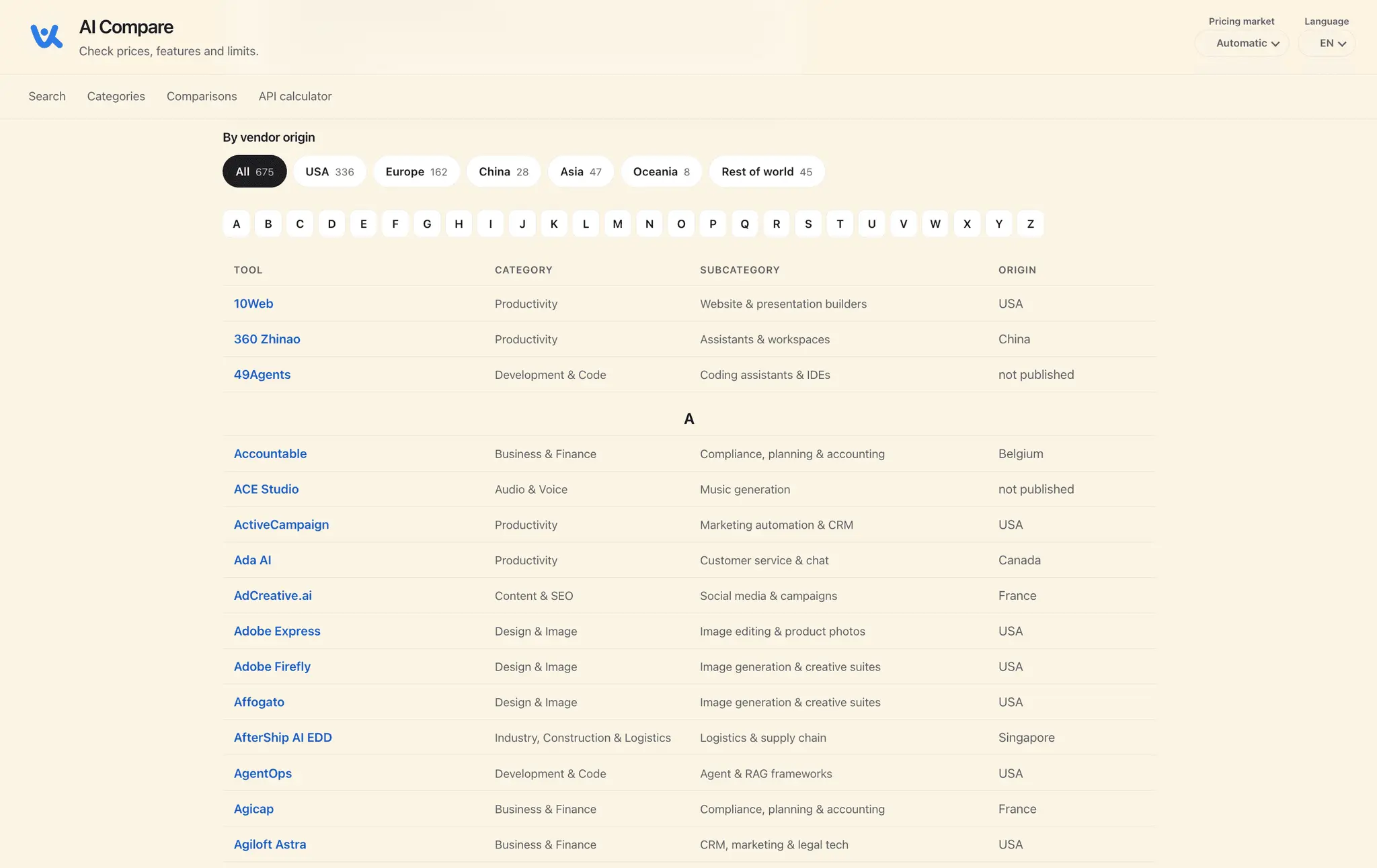 Screenshot 4 of AI Compare