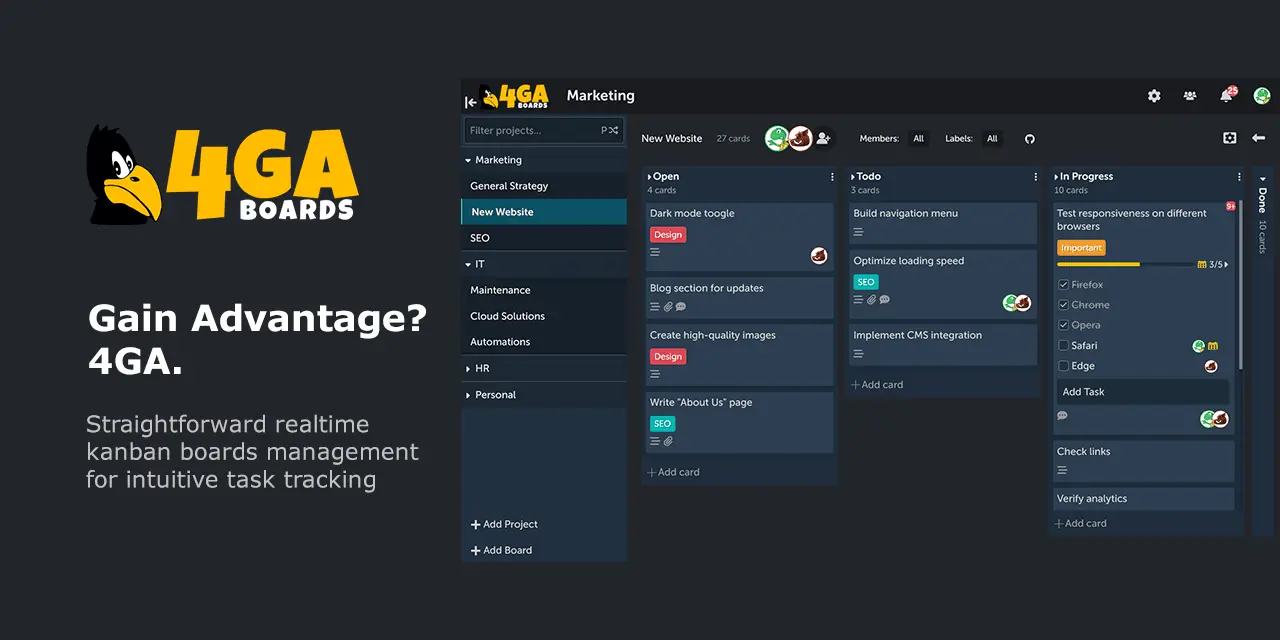 Screenshot 1 of 4ga Boards