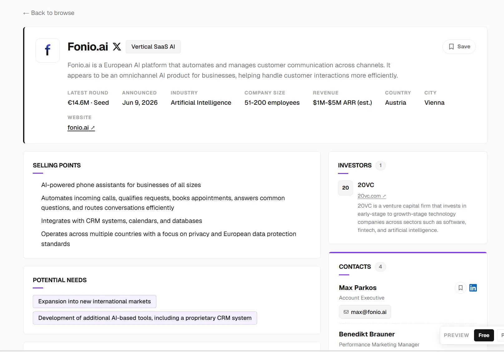Screenshot 3 of LeadPrysm