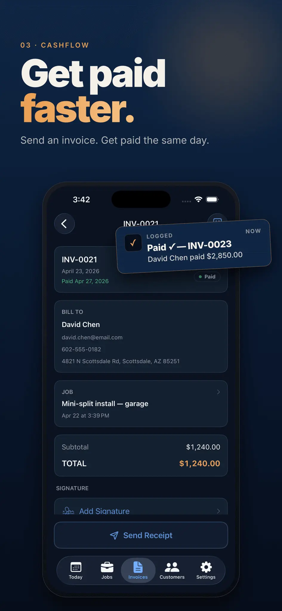Screenshot 3 of Logged