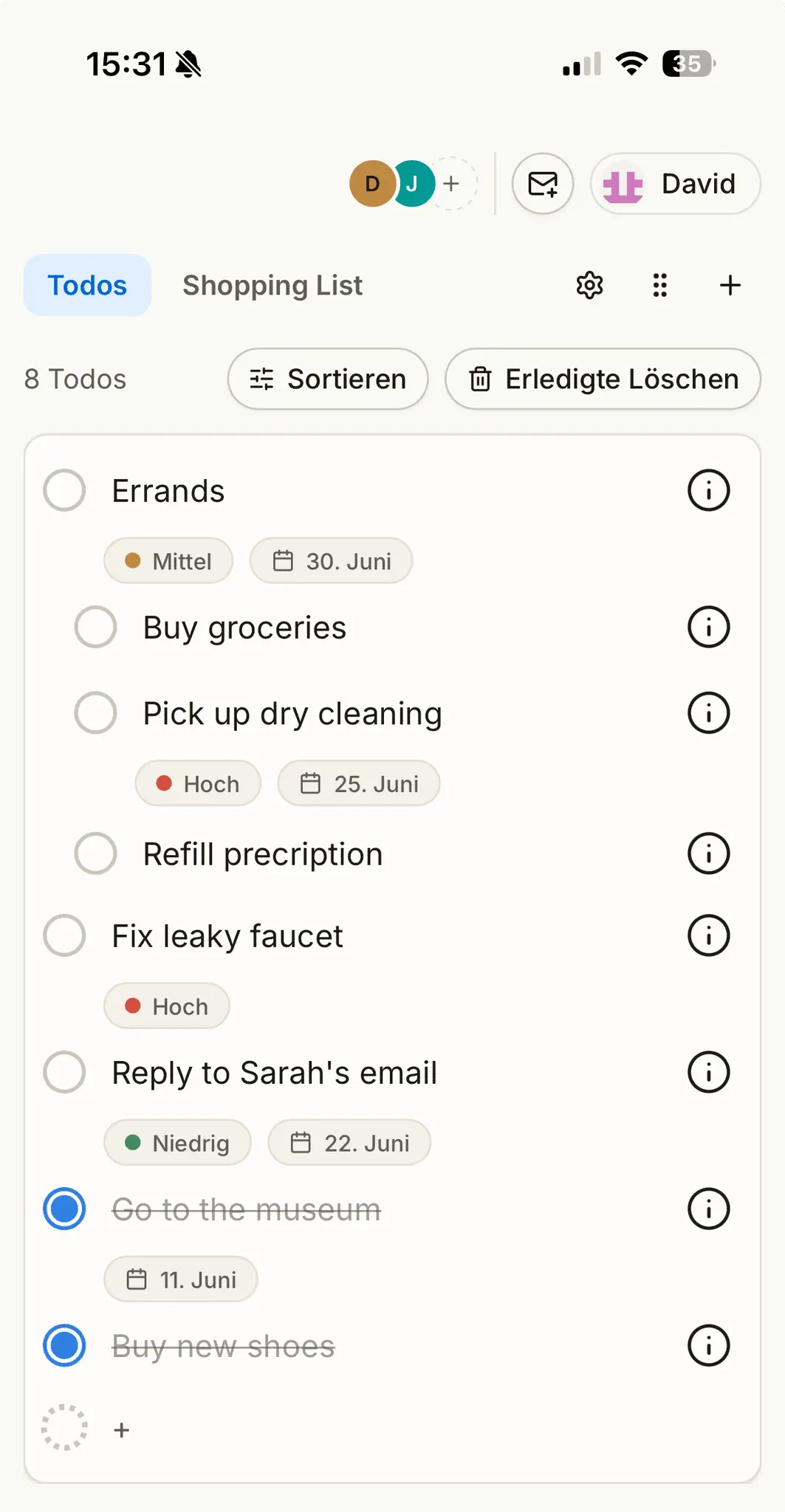 Screenshot 1 of MicroDo