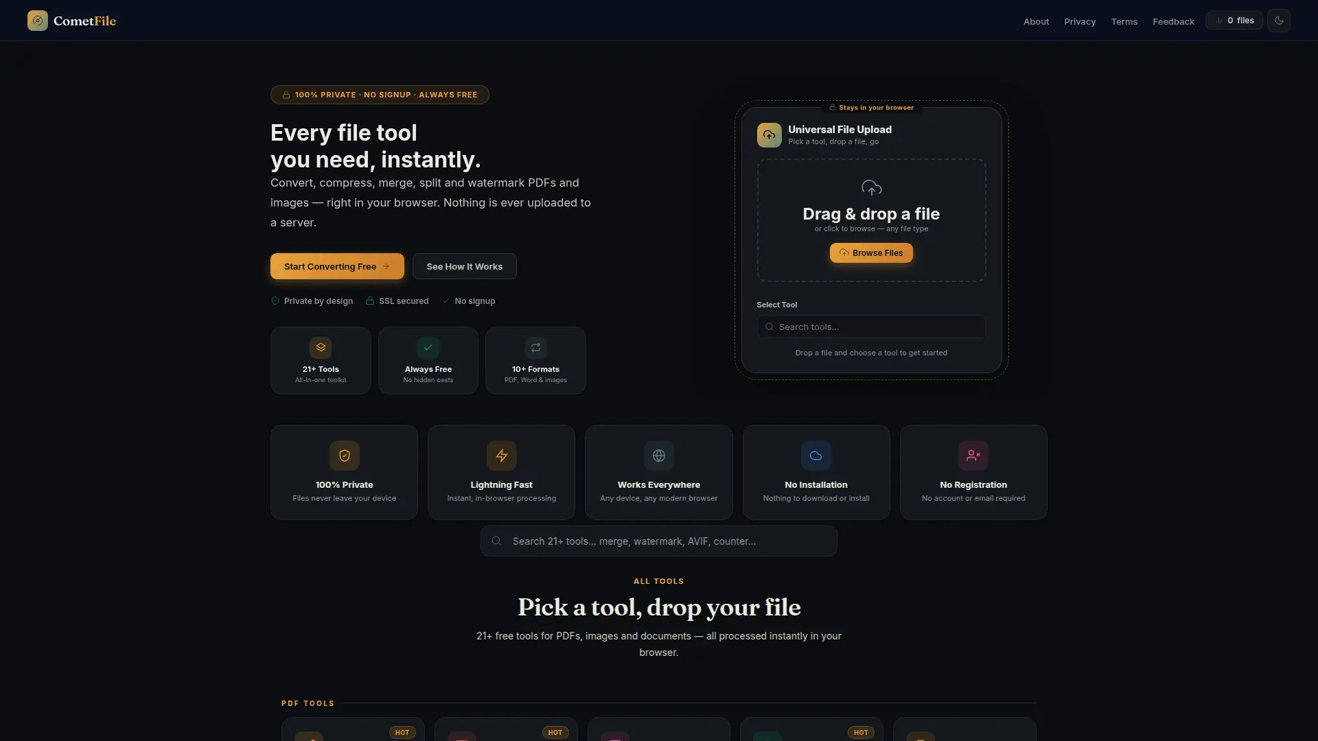 Screenshot 2 of CometFile