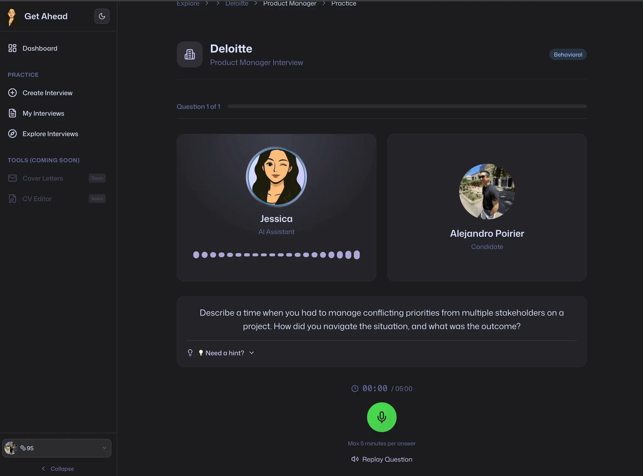 Screenshot 2 of Get Ahead AI