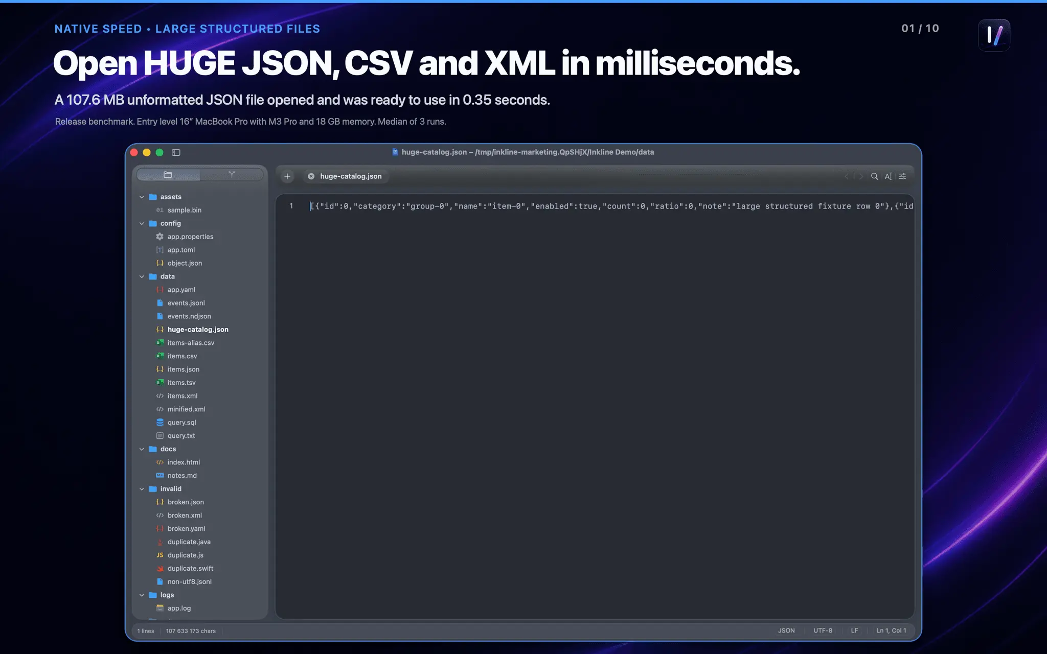 Screenshot 1 of Inkline Text Editor