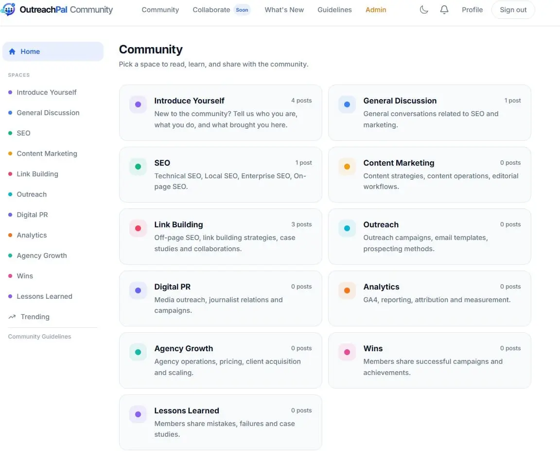Screenshot 2 of OutreachPal Community