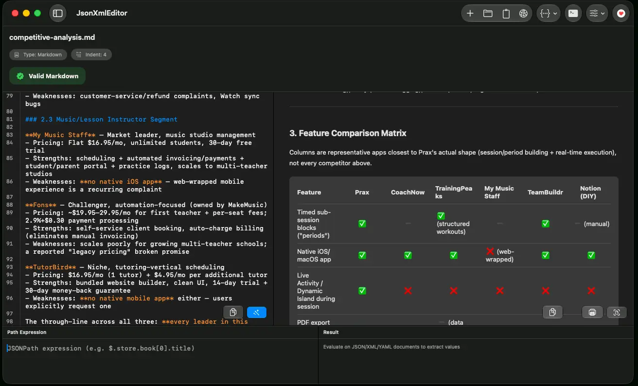 Screenshot 4 of JsonXmlEditor