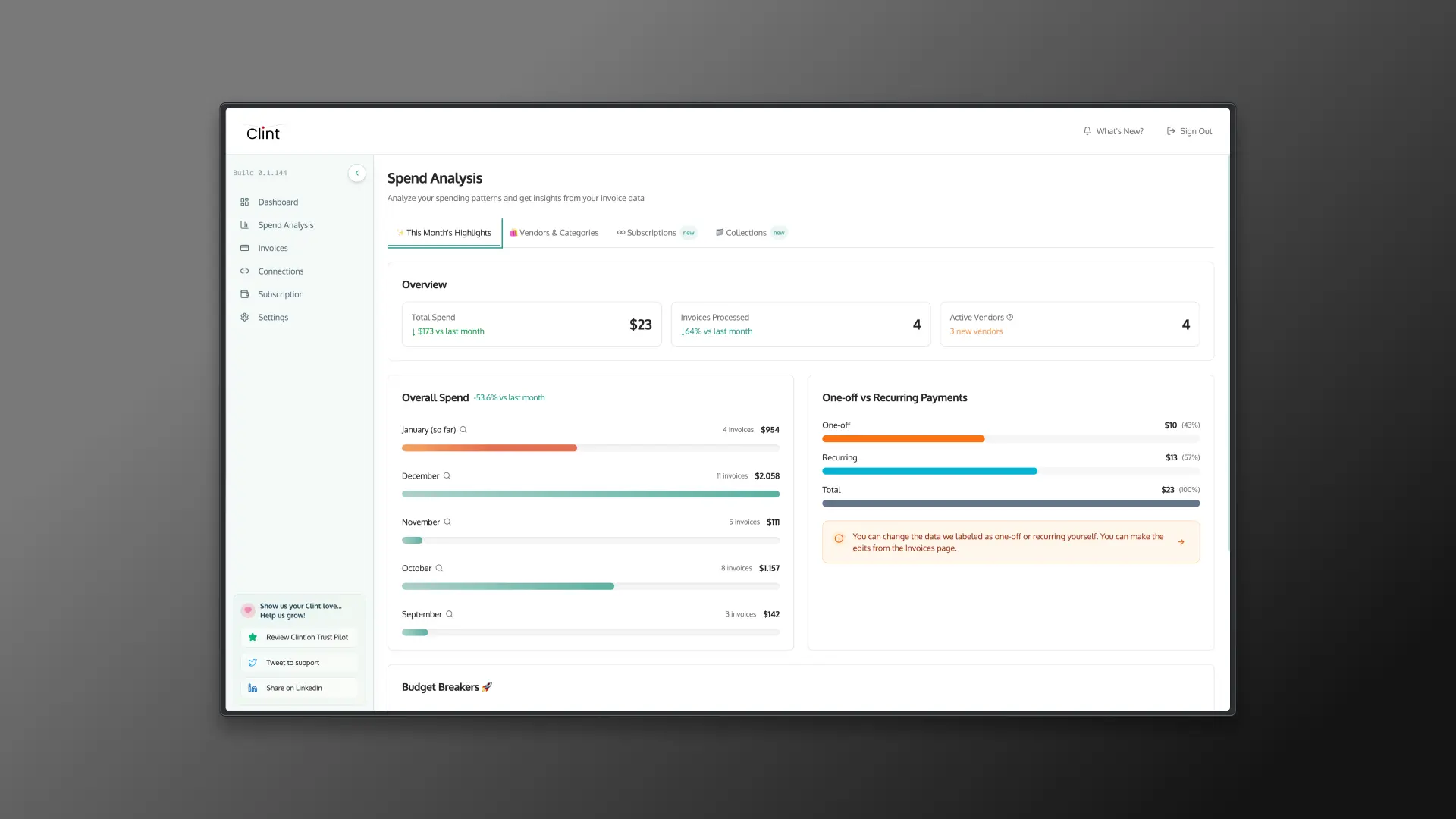 Screenshot 4 of Clint | Your Personal Expense Manager