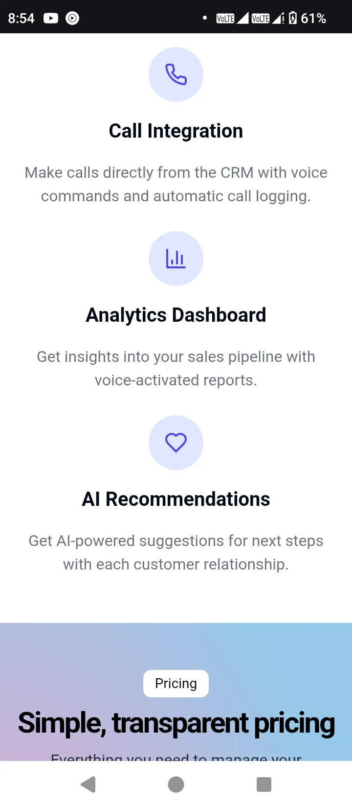 Screenshot 4 of Voxa CRM