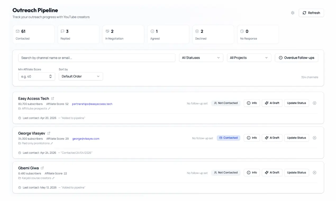 Screenshot 2 of Affilitube