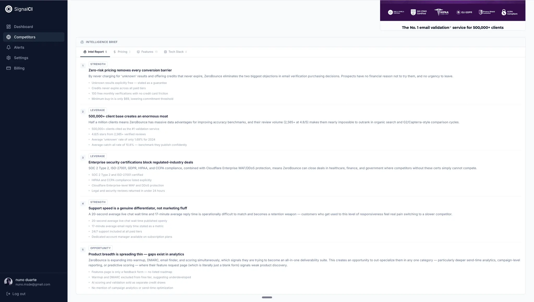 Screenshot 2 of SignalCI