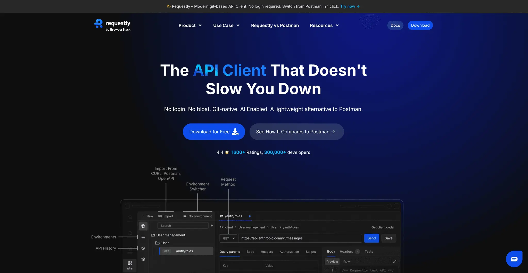 Screenshot 3 of Requestly API Client
