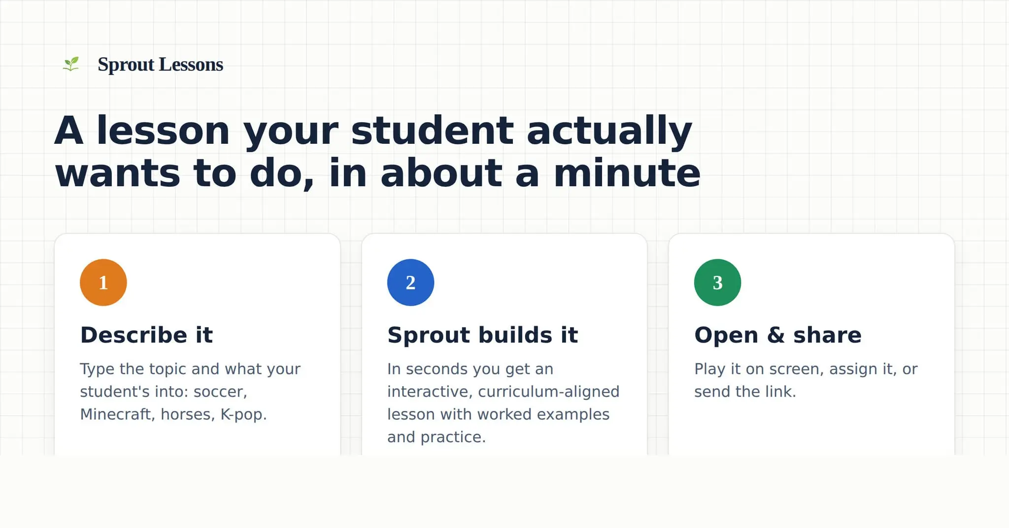 Screenshot 2 of Sprout Lessons