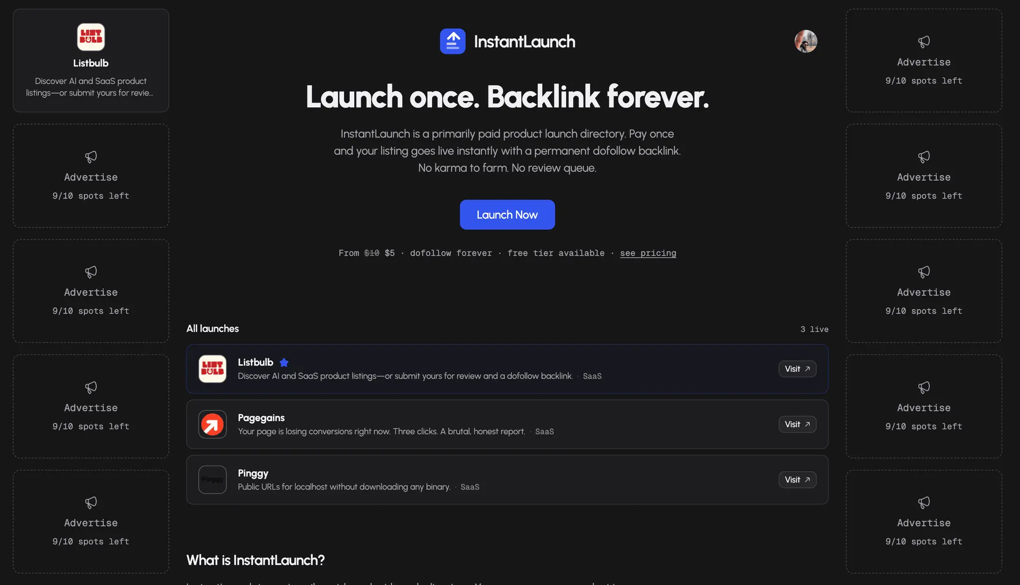 Screenshot 2 of Instant Launch