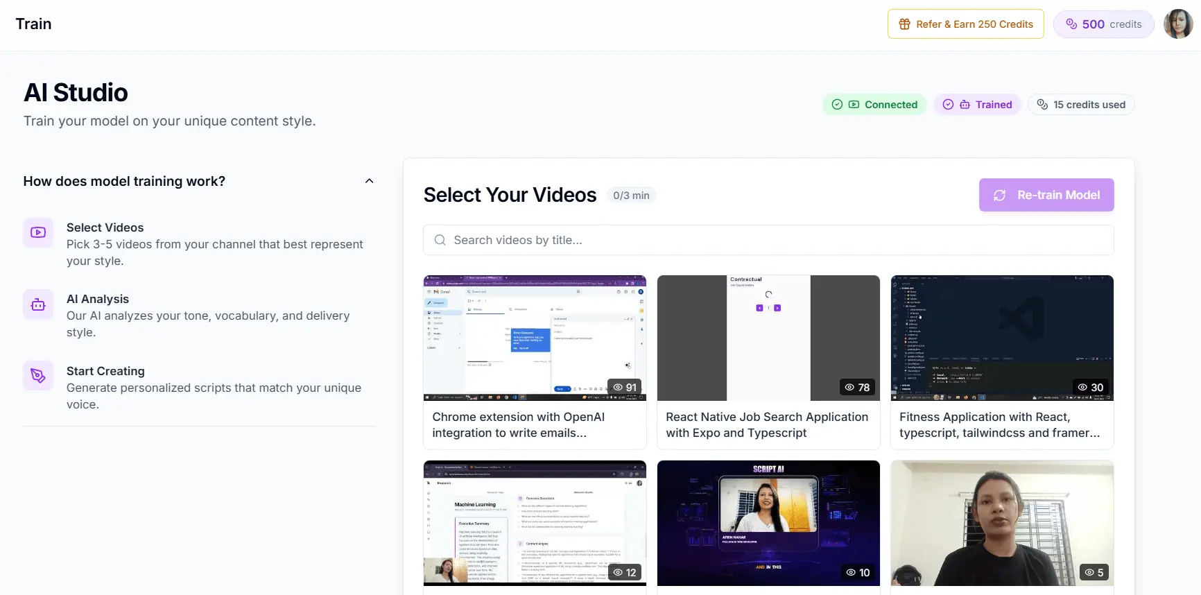 Screenshot 2 of Creator AI