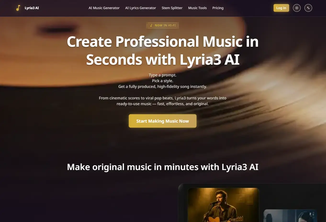 Screenshot 1 of Lyria3 AI