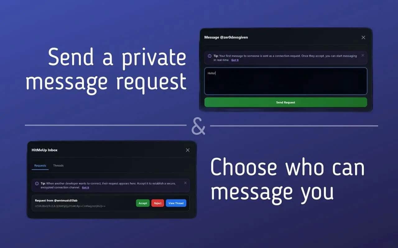 Screenshot 3 of HitMeUp for GitHub